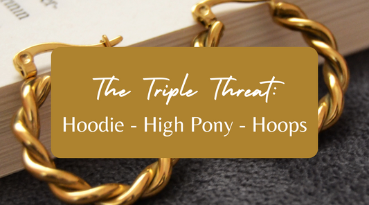 The Triple Threat: Hoodie - High Pony- Hoops