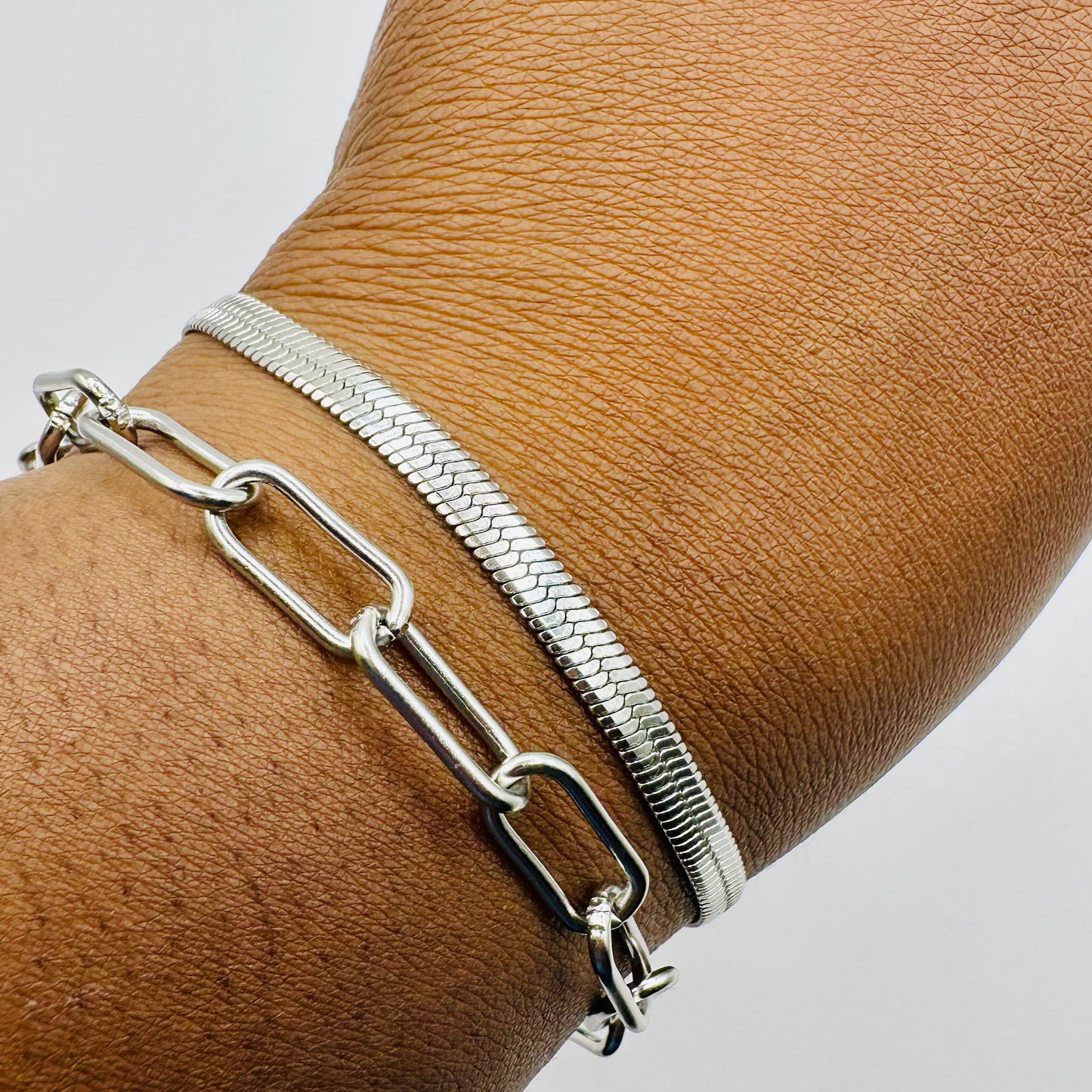 Halo Paperclip Bracelet